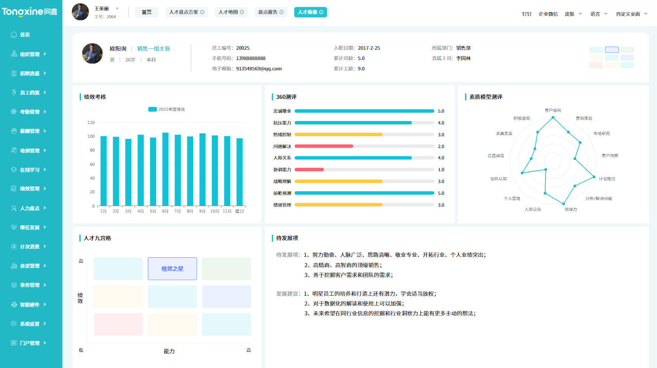 人才盤點系統